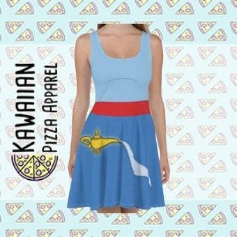 Genie Aladdin Inspired Skater Dress