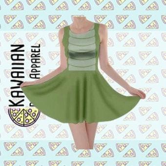 Peter Pan Tick Tock Crocodile Inspired Skater Dress
