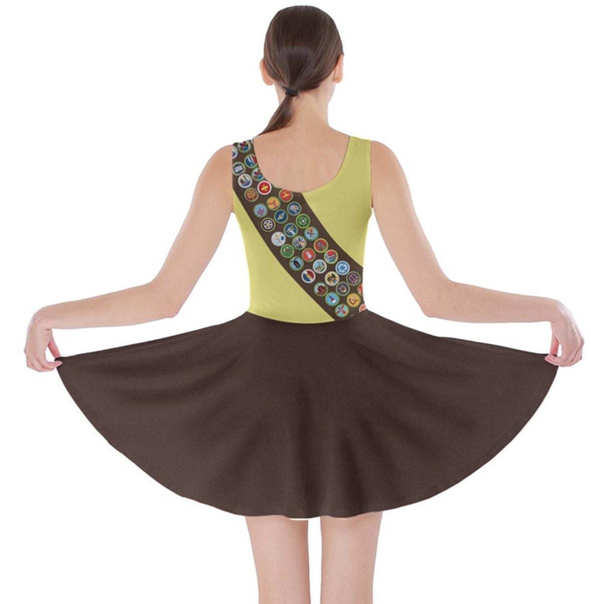 Russell Wilderness Explorer Inspired Skater Dress