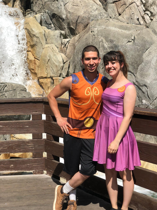 Megara Inspired Skater Dress