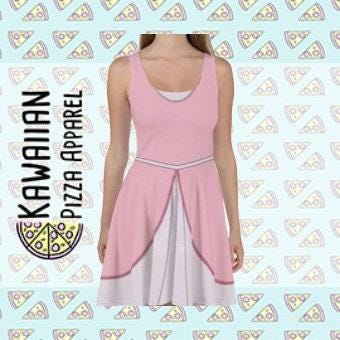 Princess Ariel Inspired Skater Dress