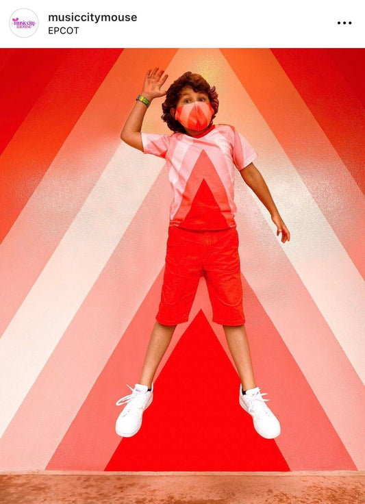 Kid's Epcot Candycane Wall Inspired Shirt