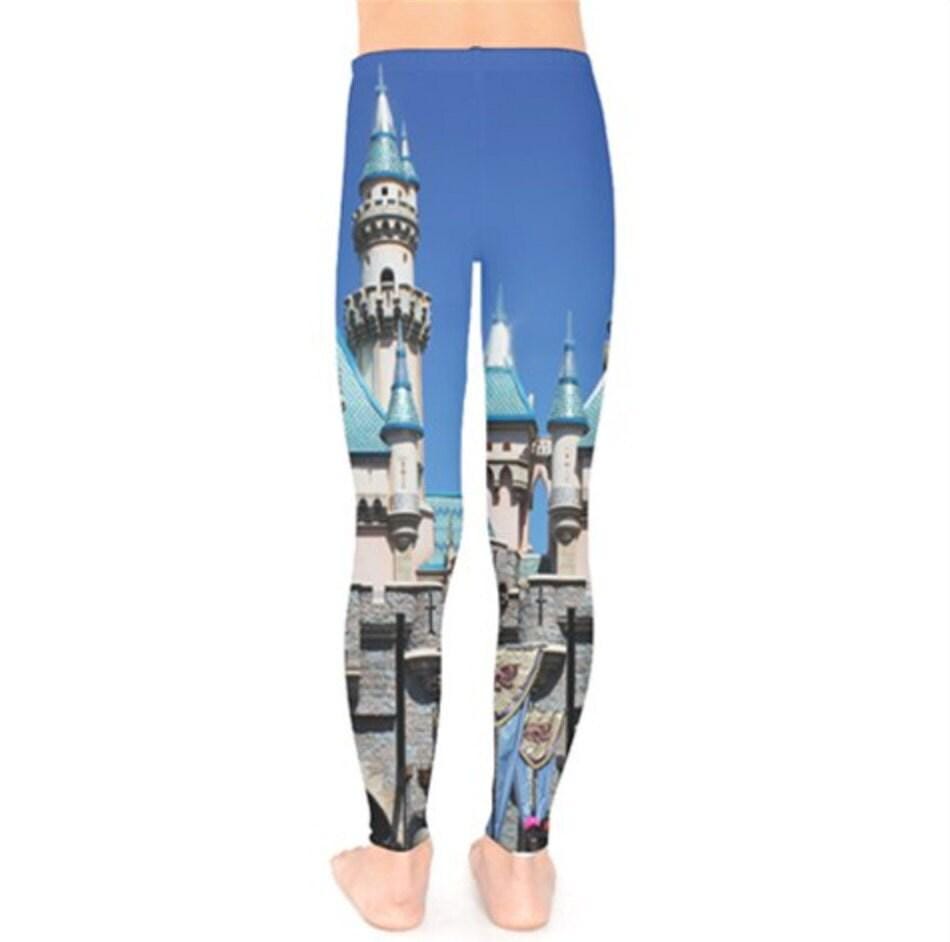 Baby / Kid's Sleeping Beauty Castle Inspired Leggings