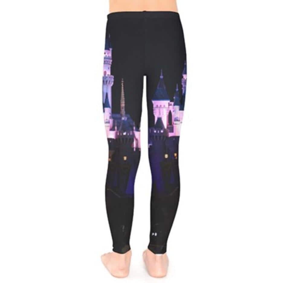 Baby / Kid's Sleeping Beauty Castle Nighttime Inspired Leggings