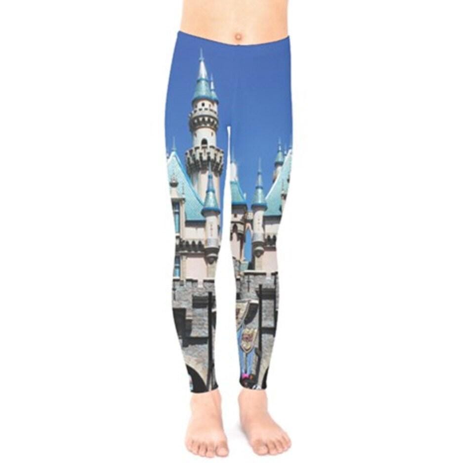 Baby / Kid's Sleeping Beauty Castle Inspired Leggings