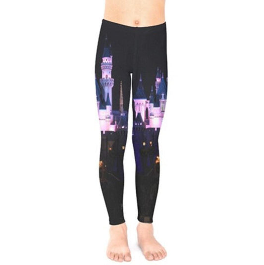 Baby / Kid's Sleeping Beauty Castle Nighttime Inspired Leggings
