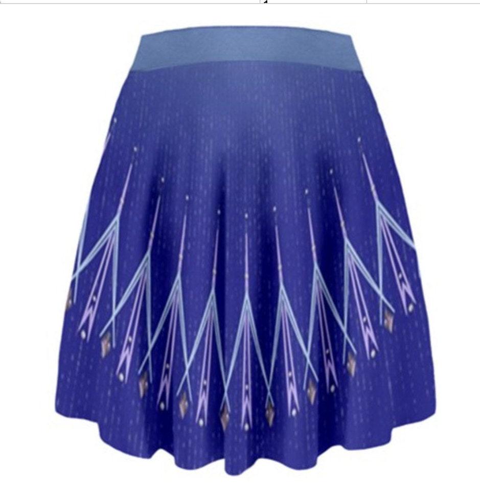 Elsa Inspired High Waisted Skirt