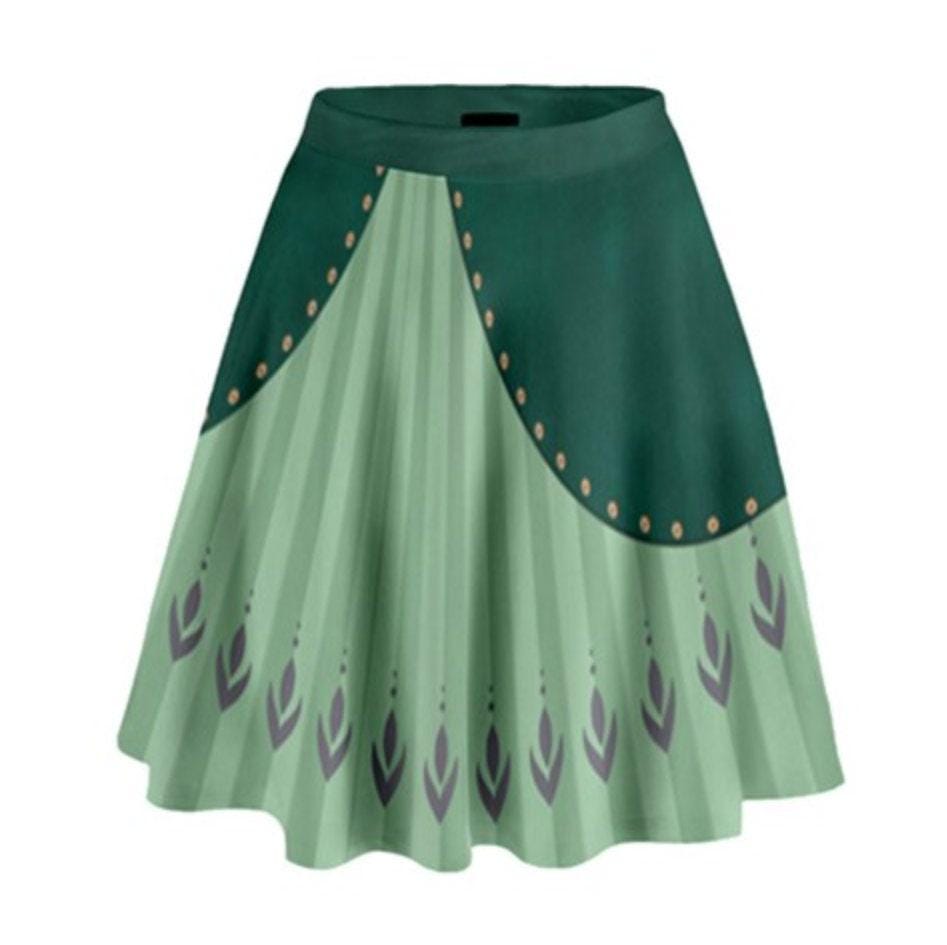 Queen Anna Inspired High Waisted Skirt