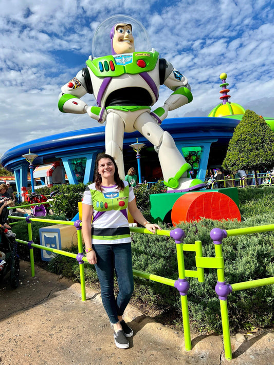 Women's Buzz Lightyear Inspired Short Sleeve Shirt