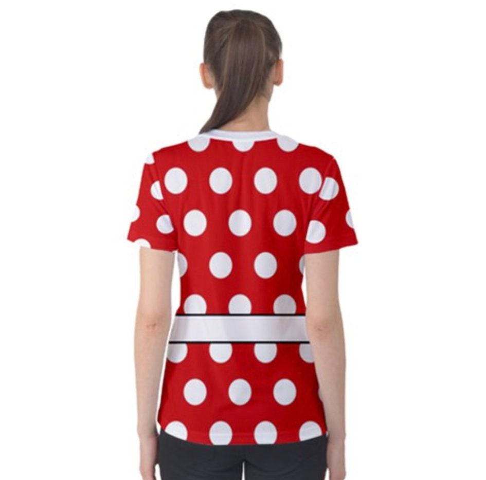Women's Minnie Inspired Short Sleeve Shirt