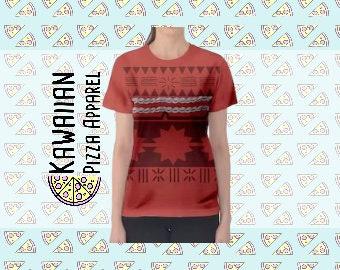 Women's Moana Inspired Short Sleeve Shirt