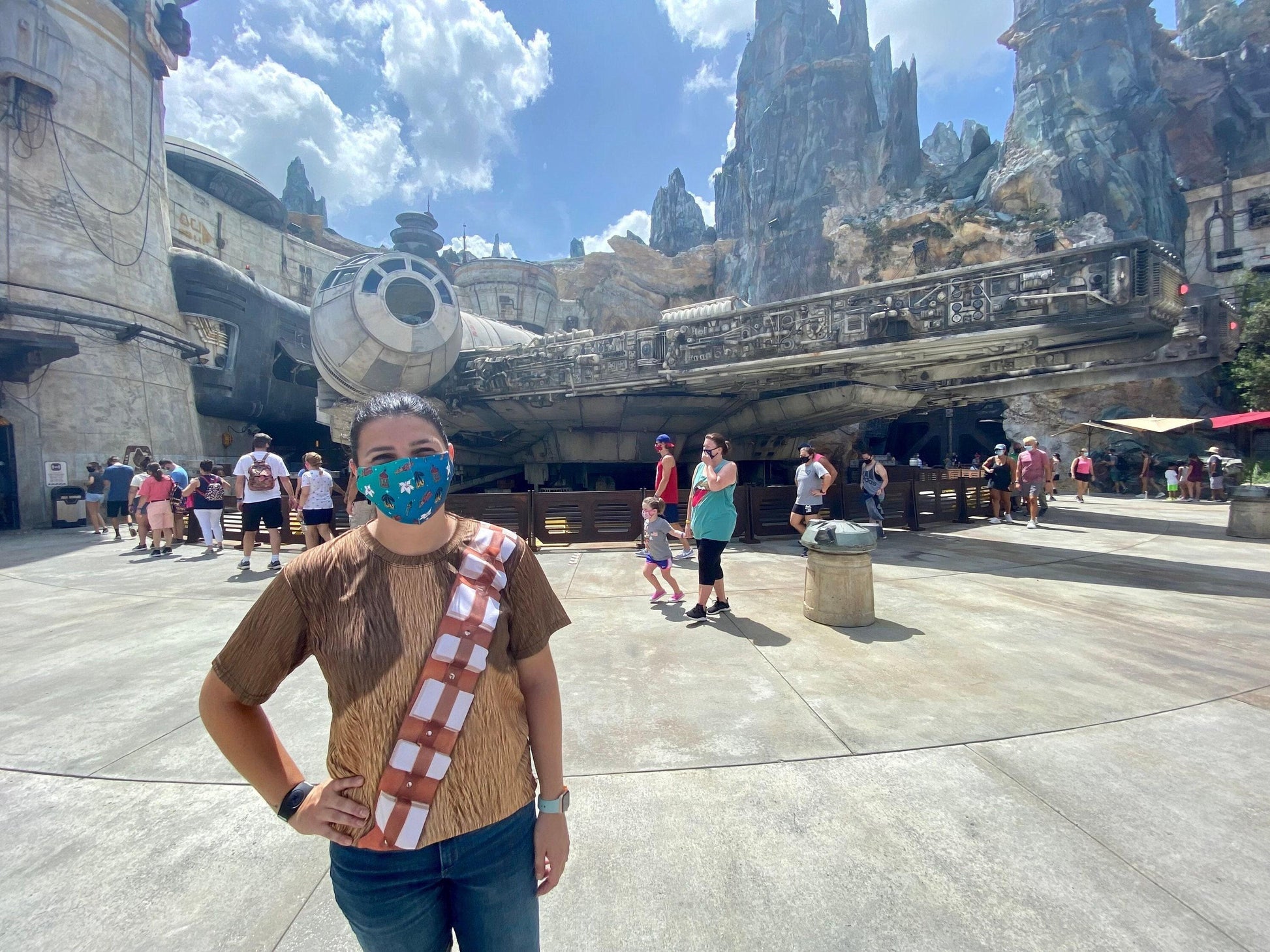 Women's Chewbacca Inspired ATHLETIC Short Sleeve Shirt