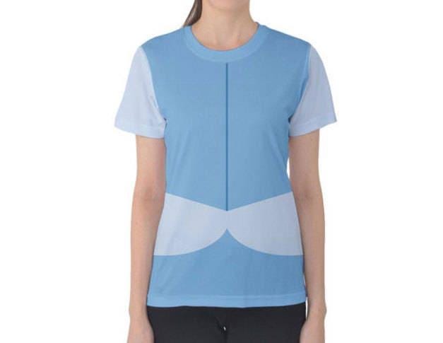 Women's Cinderella Inspired ATHLETIC Short Sleeve Shirt