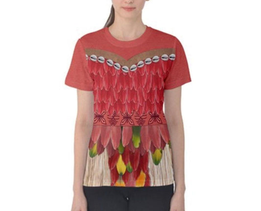 Women's Chief Moana Inspired ATHLETIC Short Sleeve Shirt