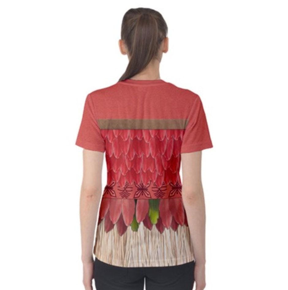 Women's Chief Moana Inspired ATHLETIC Short Sleeve Shirt