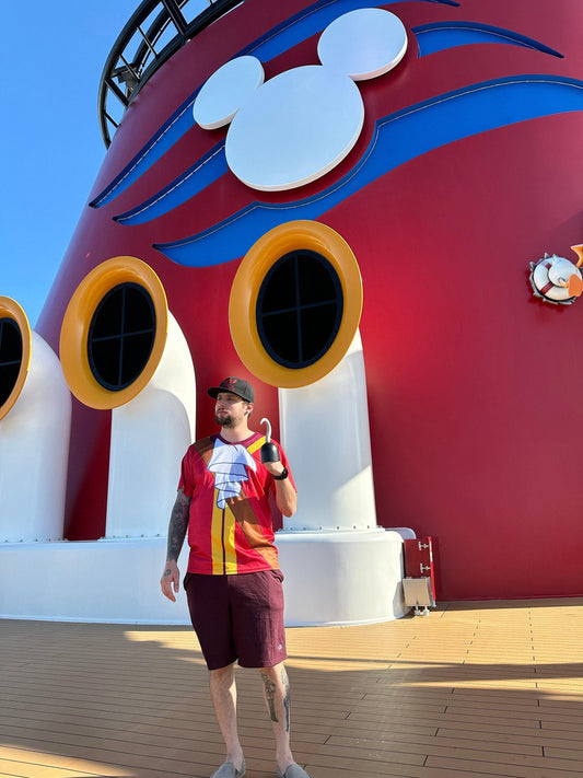 Men's Captain Hook Peter Pan Inspired ATHLETIC Short Sleeve Shirt