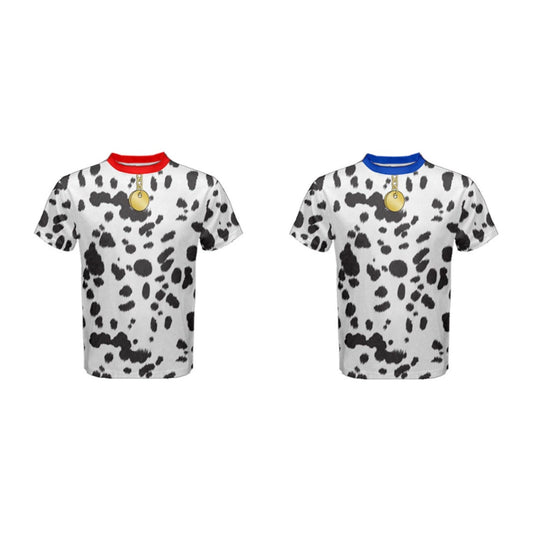 Men's Dalmatians Inspired ATHLETIC Short Sleeve Shirt