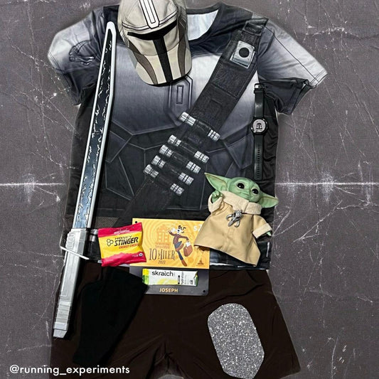 Men's Steel Bounty Hunter Inspired ATHLETIC Short Sleeve Shirt