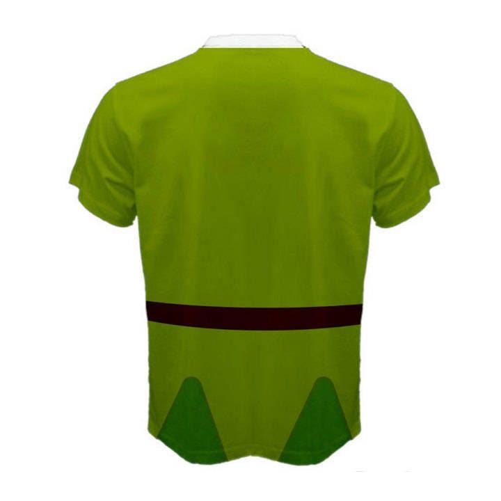 Men's Peter Pan Inspired ATHLETIC Short Sleeve Shirt