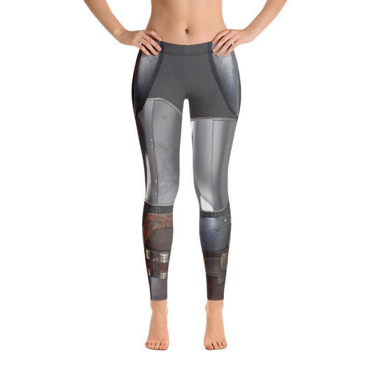 Steel Bounty Hunter Inspired Leggings