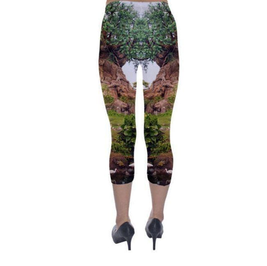 Tree of Life Inspired Capri Leggings