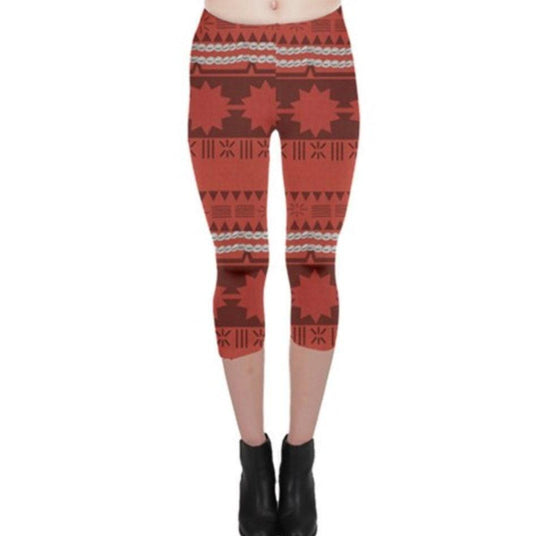 Moana Inspired Capri Leggings