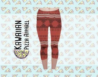 Moana Inspired Capri Leggings