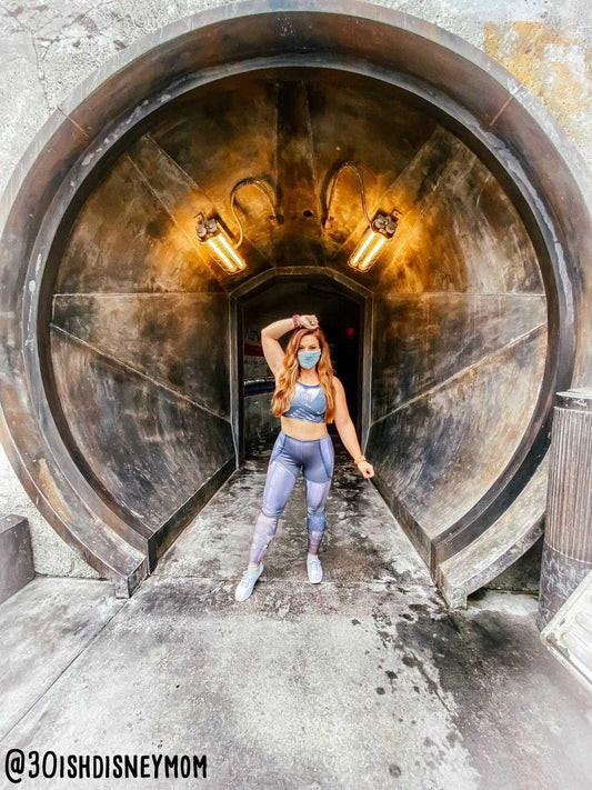 Steel Bounty Hunter Inspired Leggings