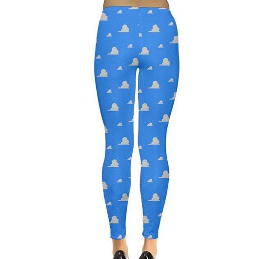 Andy's Cloud Wallpaper Inspired Leggings
