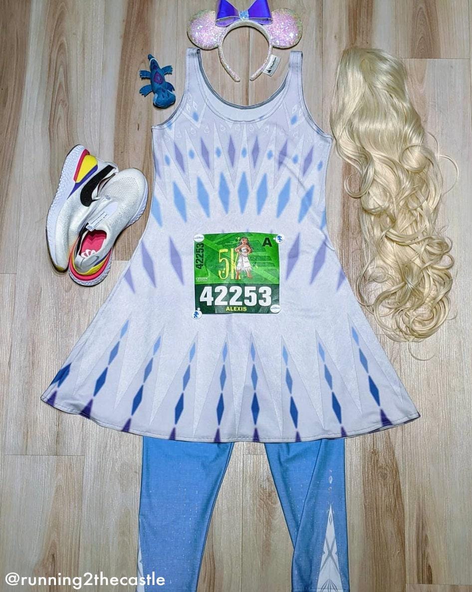 Elsa Inspired Capri Leggings