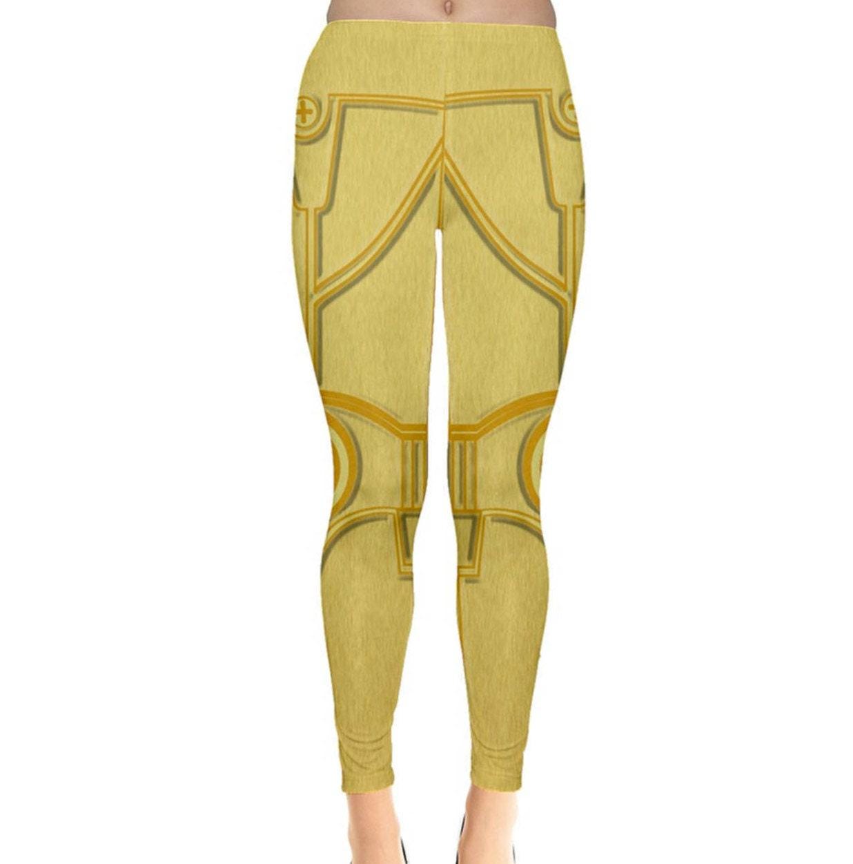 C3PO Inspired Leggings