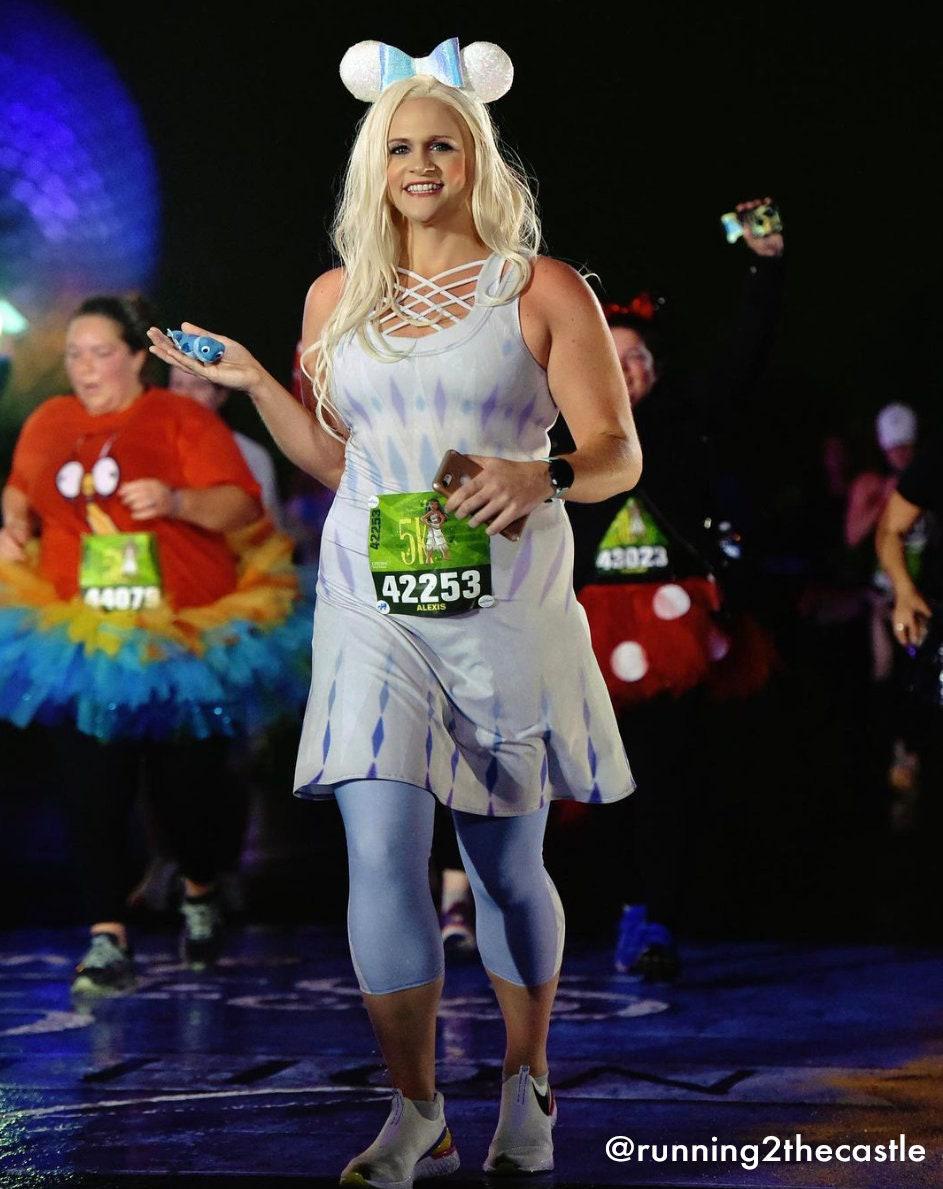 Elsa Inspired Capri Leggings