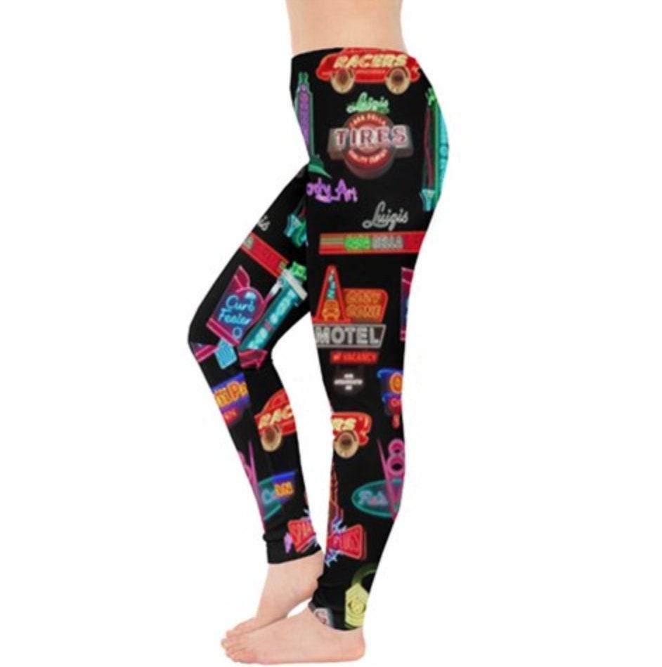 Cars Land Neon Inspired Leggings