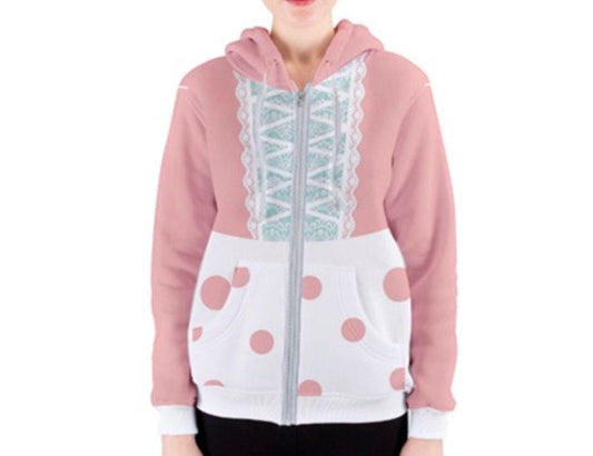 Unisex Bo Peep Inspired Zipper Hoodie