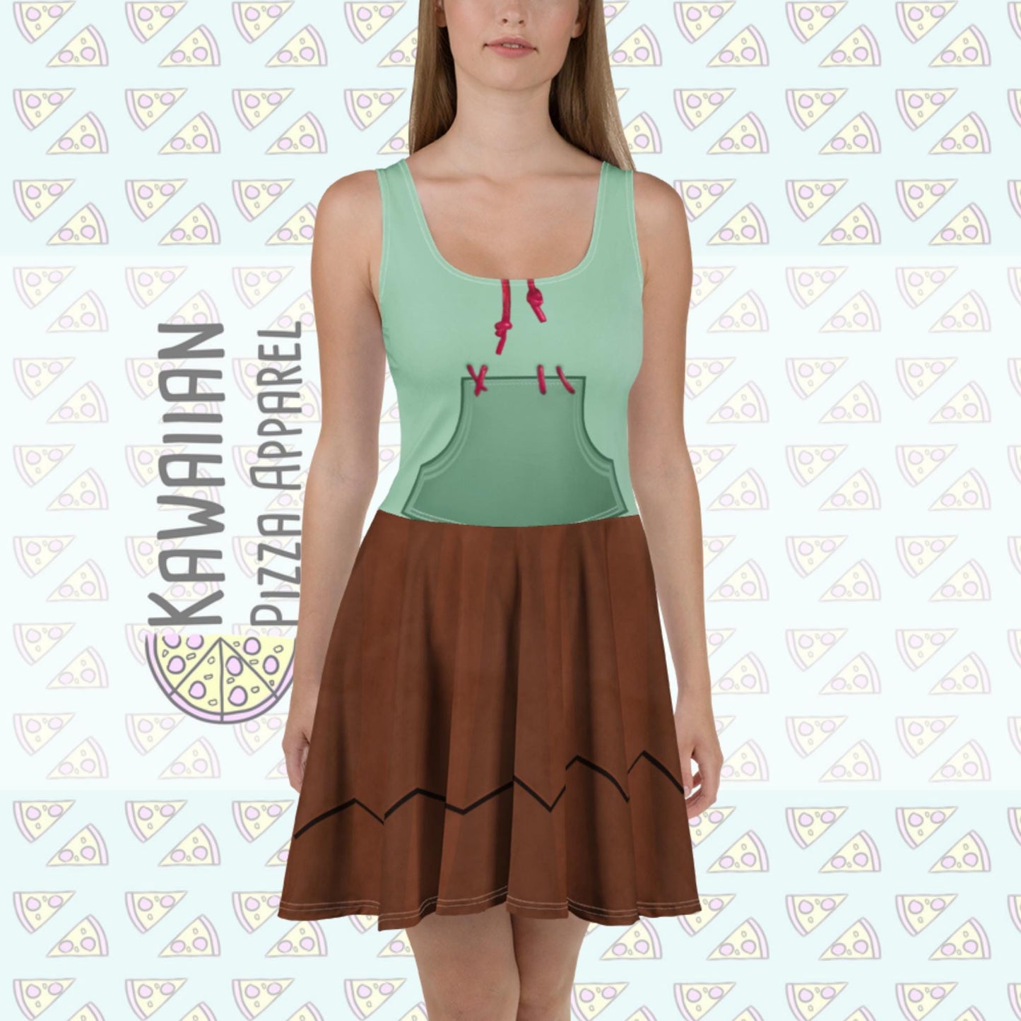 Vanellope Von Schweetz Inspired Skater Dress