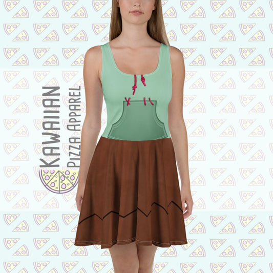 Vanellope Von Schweetz Inspired Skater Dress