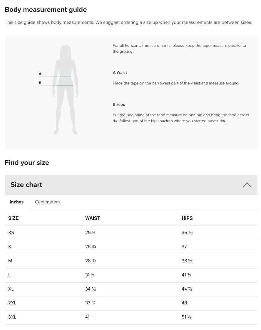 the body measurement guide for men and women