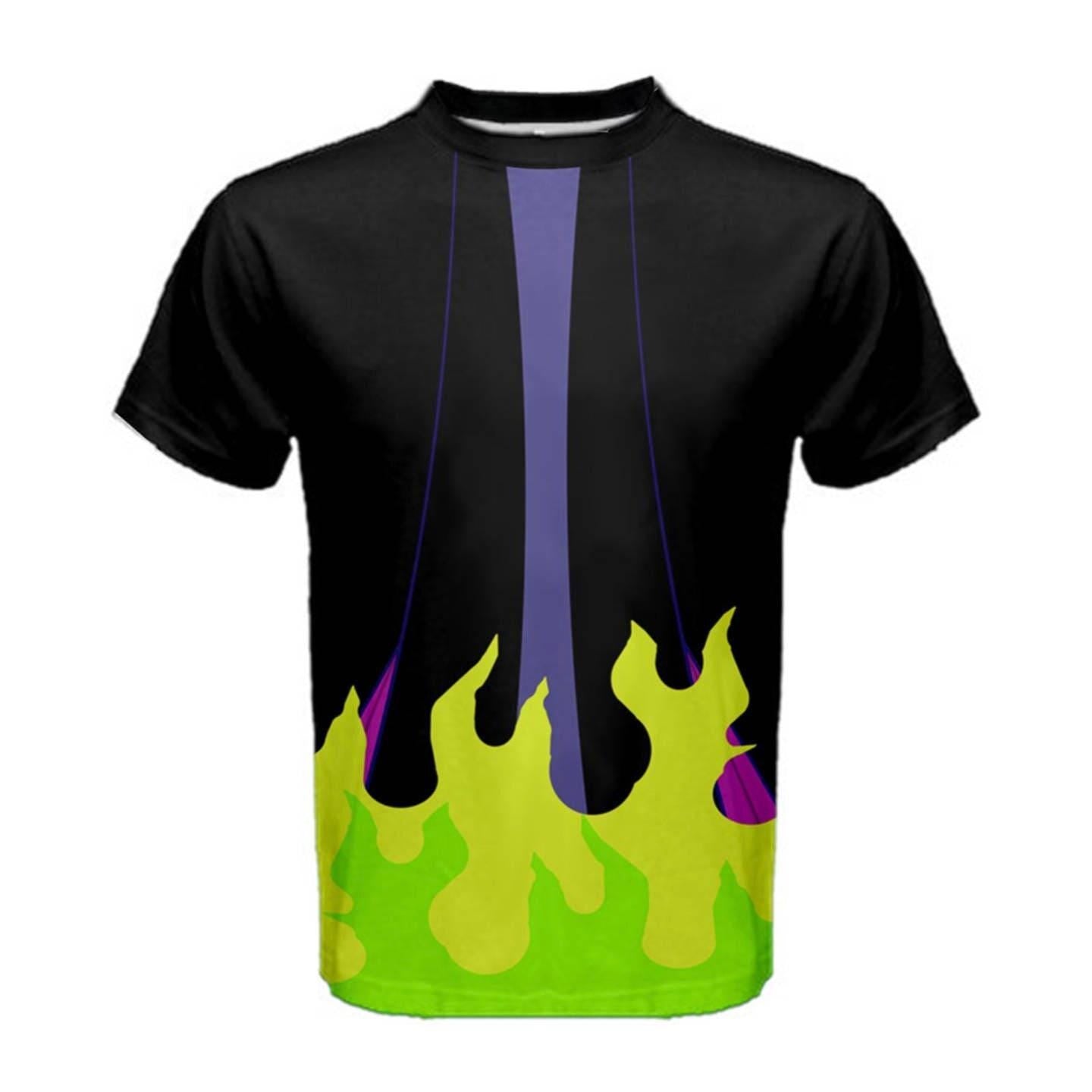 Men's Maleficent Sleeping Beauty Inspired Short Sleeve Shirt