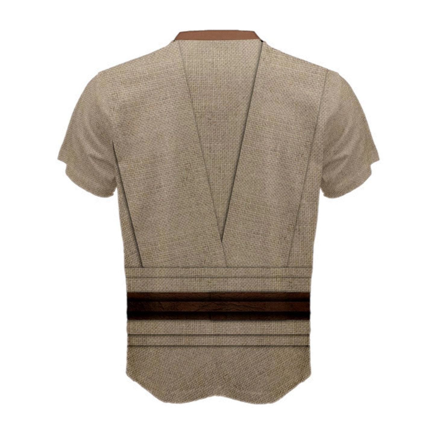 Men's Obi Wan Jedi Inspired Short Sleeve Shirt