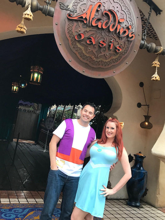 Men's Aladdin Inspired Short Sleeve Shirt