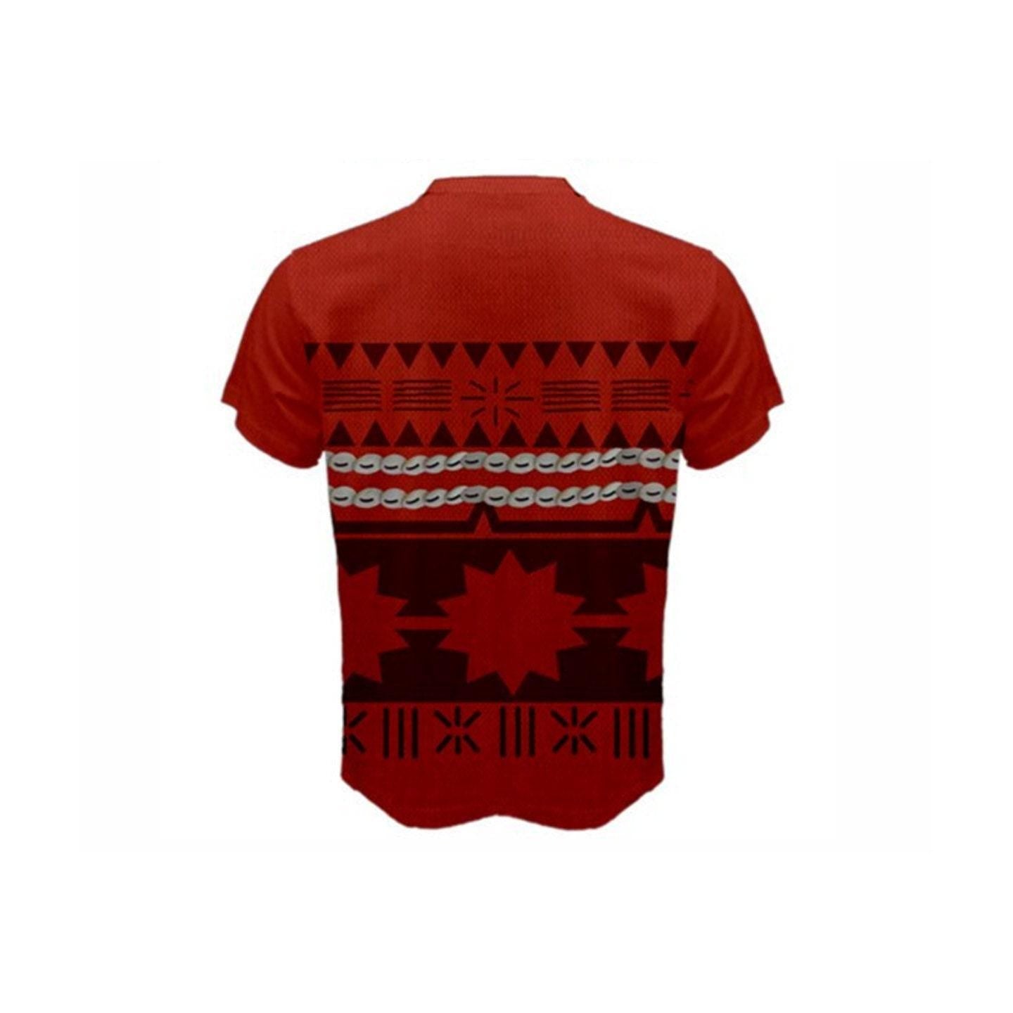 Men's Moana Inspired Short Sleeve Shirt