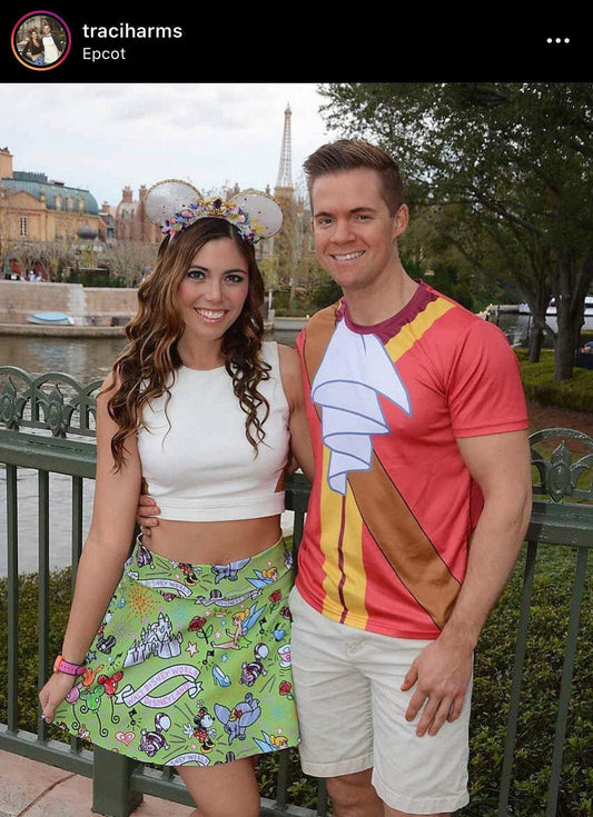 Men's Captain Hook Peter Pan Inspired Short Sleeve Shirt