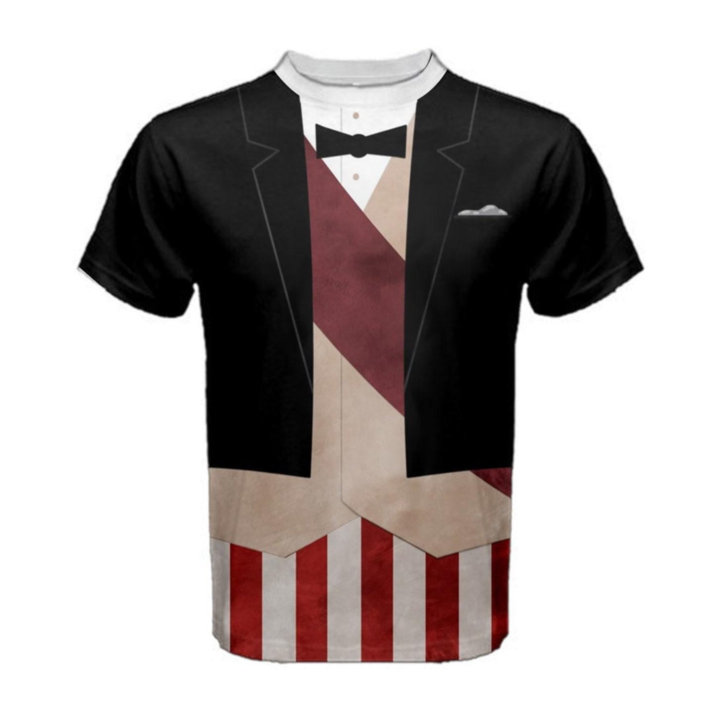 Men's HM Dynamite Gentleman Stretching Portrait Inspired Short Sleeve Shirt