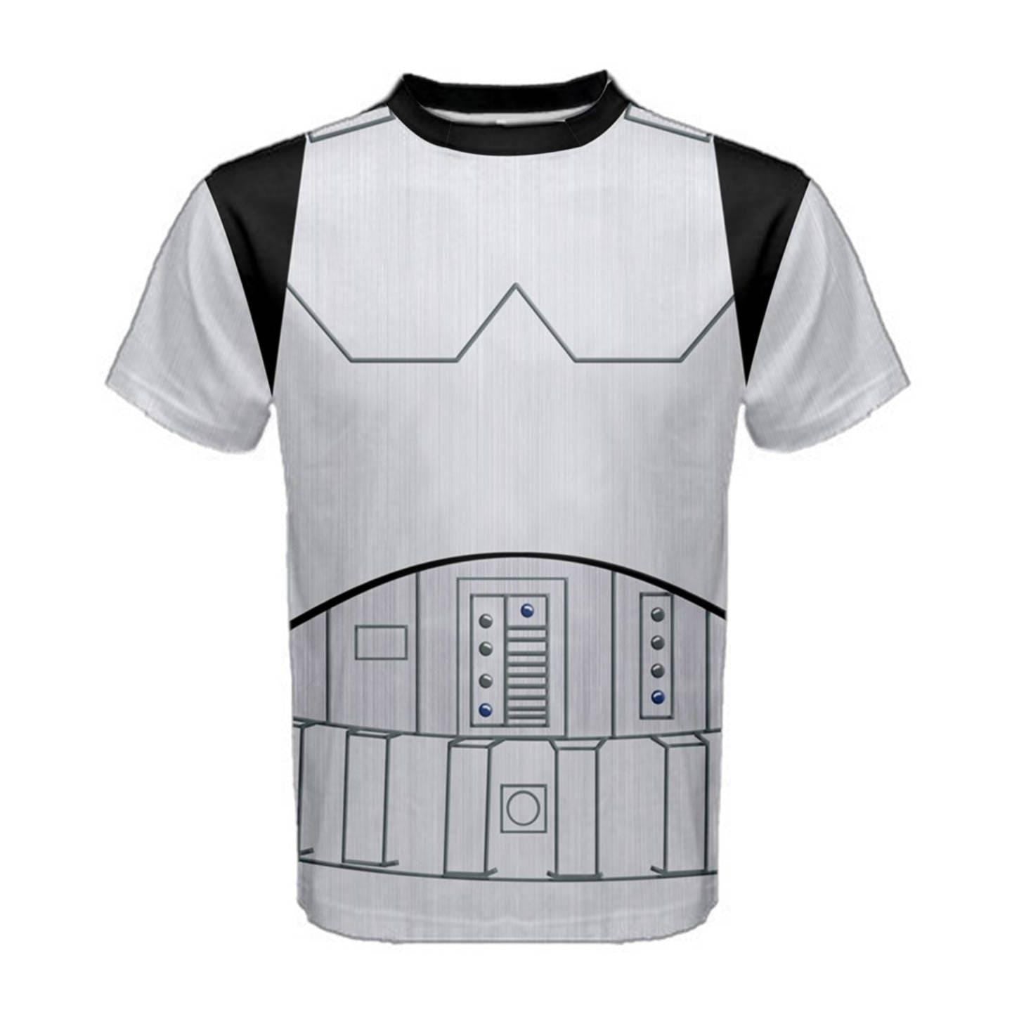 Men's Stormtrooper Inspired Short Sleeve Shirt