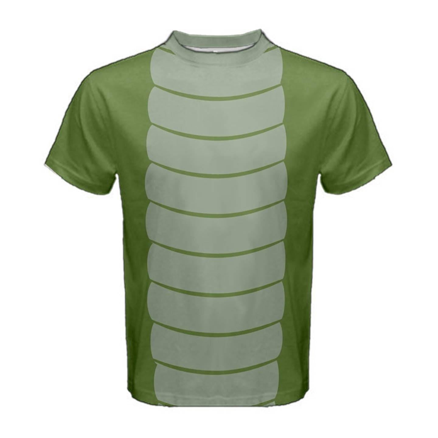 Men's Tick Tock Crocodile Inspired Short Sleeve Shirt
