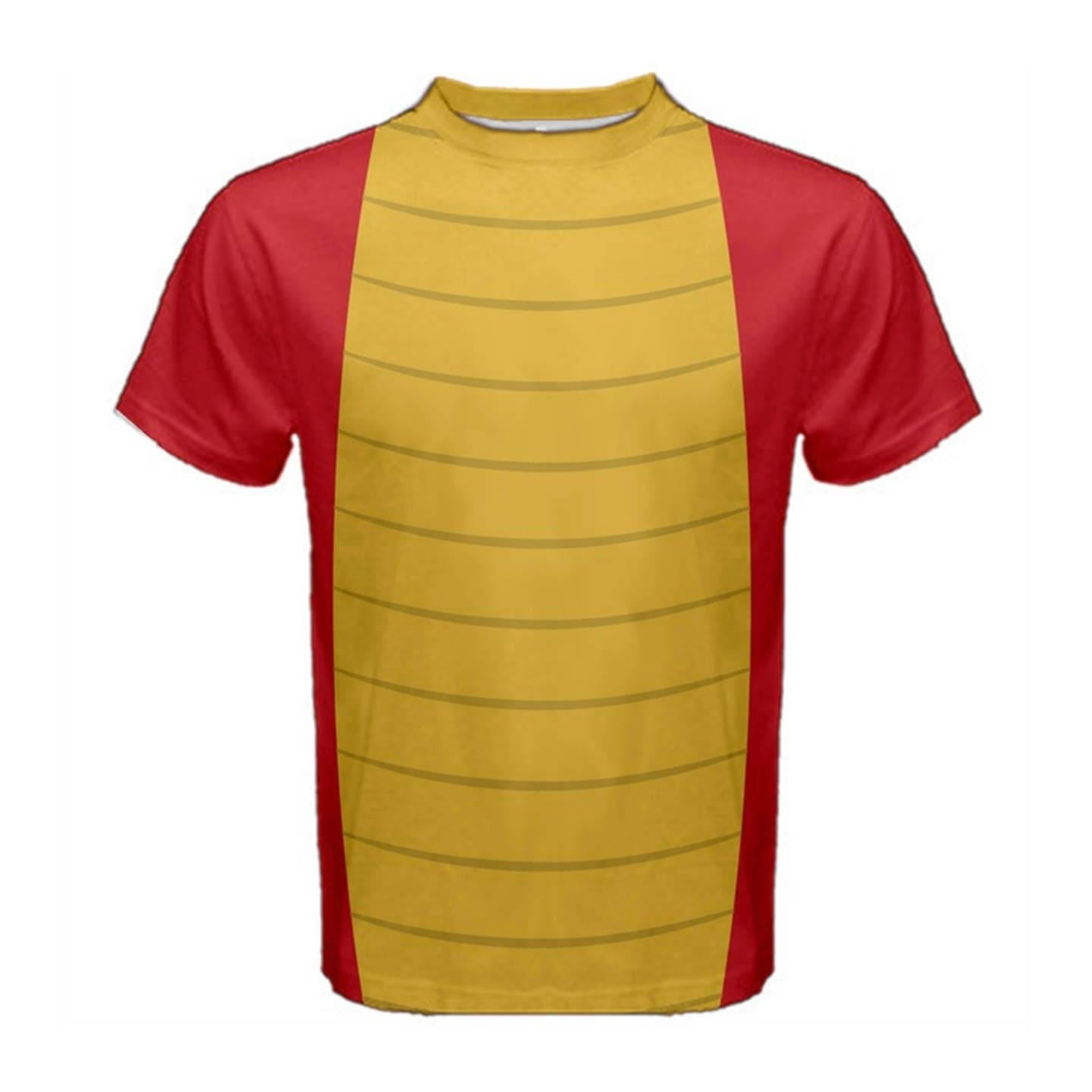 Men's Mushu Mulan Inspired Short Sleeve Shirt