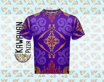 Men's Magic Carpet Inspired Short Sleeve Shirt