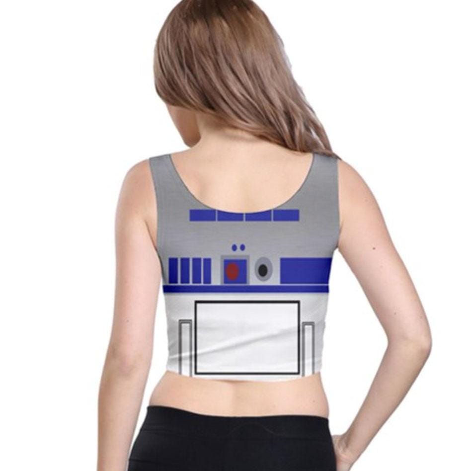 R2D2 Inspired Crop Top