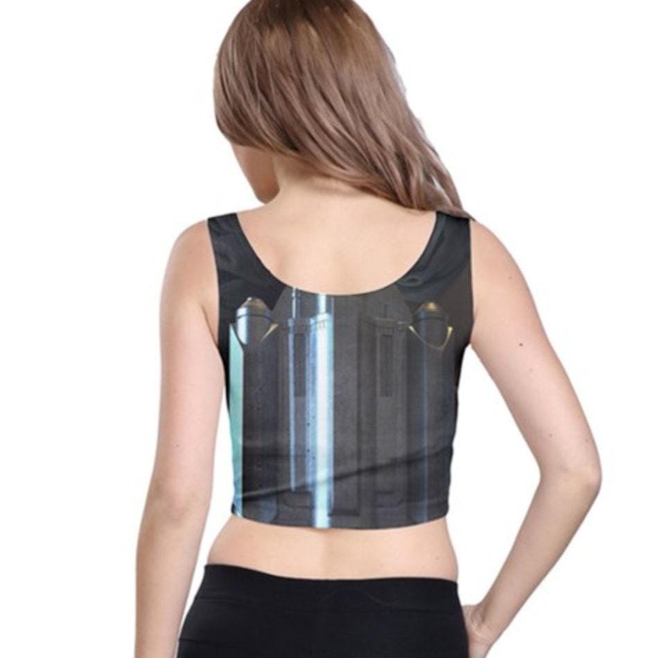 Steel Bounty Hunter Inspired Crop Top