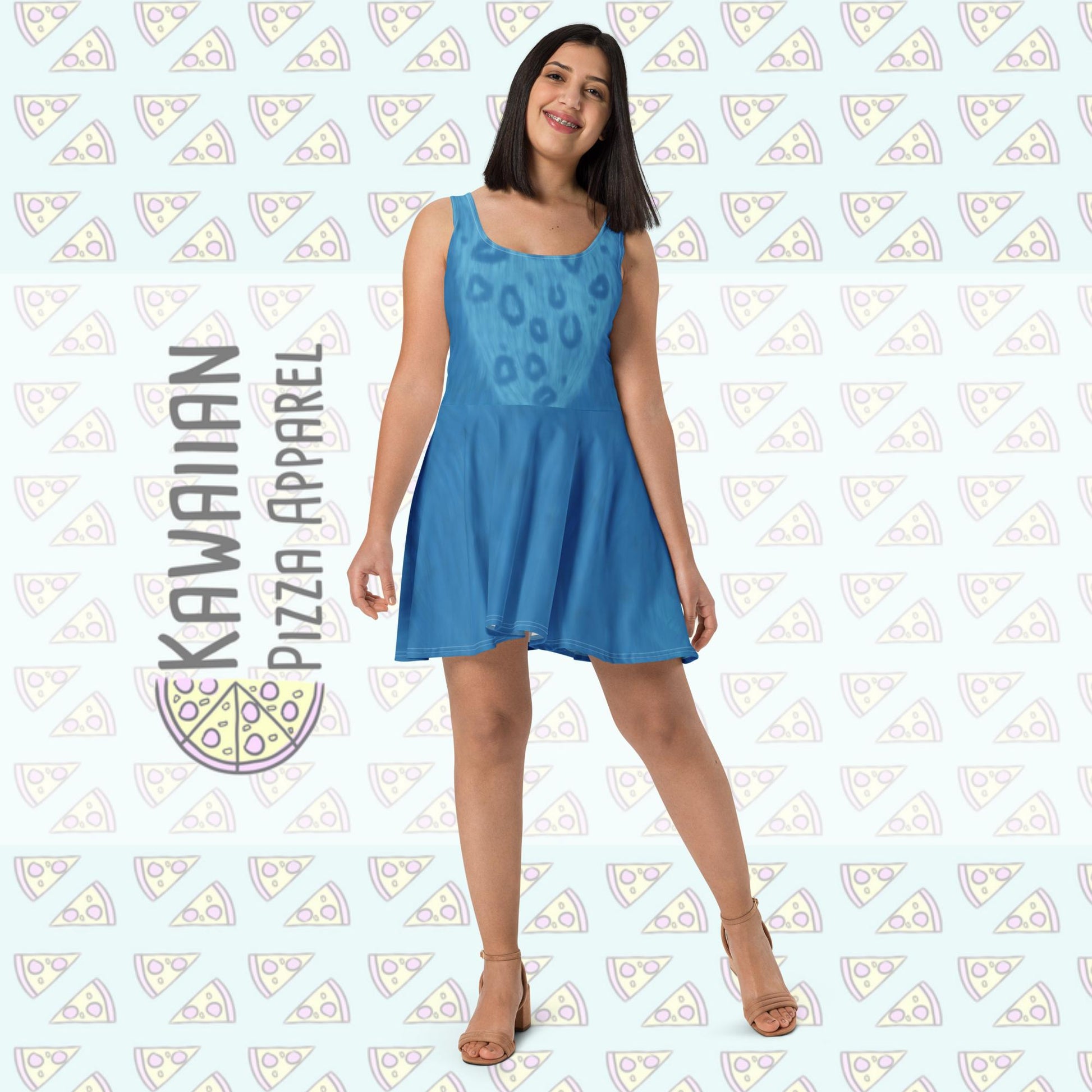 Women's Derpy Tiger Inspired Skater Dress